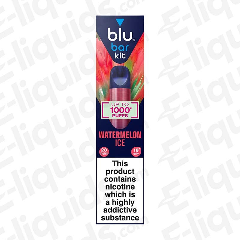 Blu Bar Pod Watermelon Ice Prefilled Pod Kit | E-liquids.com Blu Bar Pod Watermelon Ice Prefilled Pod Kit | E-liquids.com