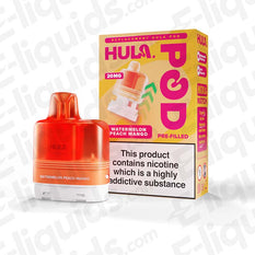 HULA 20mg Prefilled Pods Watermelon Peach Mango