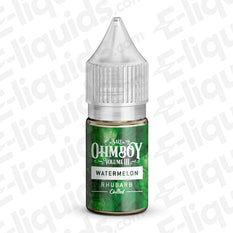 Ohm Boy III Watermelon Chilled Nic Salt E-liquid bottle with green label on white background.