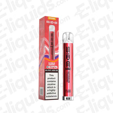 S K E Bar 600 Watermelon Strawberry 20 MG Vape Pod Kit