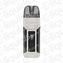 White Vaporesso Luxe X Pro Vape Pod Kit with Anti-Leak Design and Durable Build