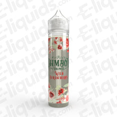 Wild Strawberry Shortfill E-liquid by Ohm Boy Vol II in a 100ml bottle with floral design.