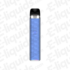 Vaporesso XROS 3 Ice Blue Vape Pod Kit with built-in 1000mAh battery and 2ml refillable pod, ideal for novice vapers.