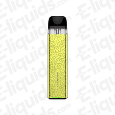 Vaporesso XROS 3 Mini Lemon Yellow Vape Pod Kit with 1000mAh battery, refillable 2ml RDTL pod, ideal for beginners