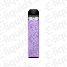 Vaporesso XROS 3 Mini Lilac Purple Vape Pod Kit with 1000mAh battery and 2ml refillable pod, ideal for beginners switching to vaping.
