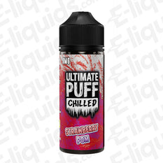 strawberry pom shortfill eliquid by ultimate puff chillled