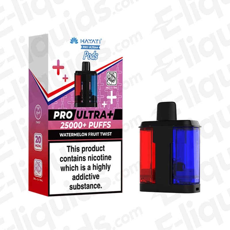 Hayati Pro Ultra+ 25K Watermelon Fruit Twist Prefilled Pod