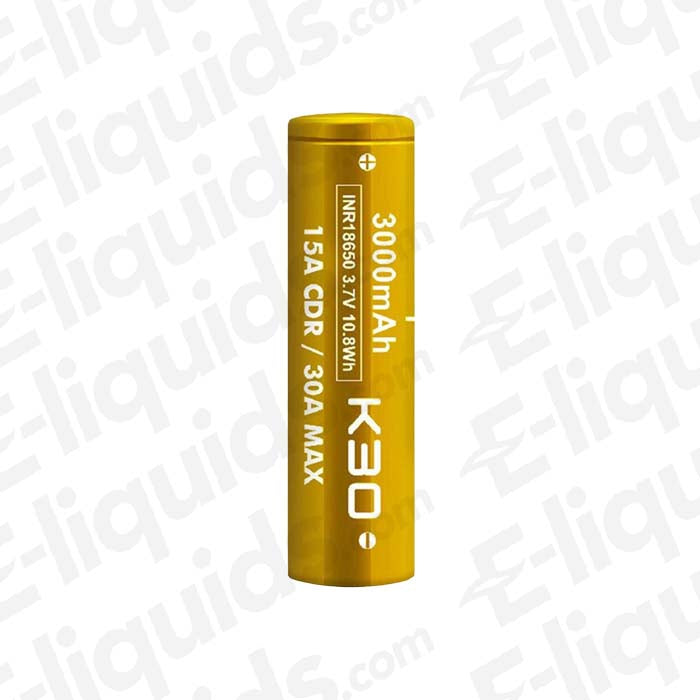 Vapcell K30 18650 3000mAh Rechargeable Battery