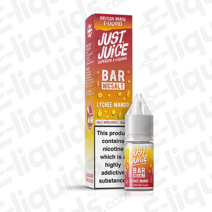Lychee Mango Nic Salt Vape Juice by Just Juice