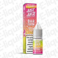 Tropical Peach Nic Salt Vape Juice by Just Juice