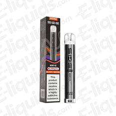 SKE Bar 600 Compliant Prefilled Pod Kit with Berry Ice flavor, 600 puffs, 20mg nic salt, quick-charge vape device.