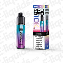Feoba Pro Plus Blue Razz Lemonade Prefilled Pod Kit with tangy Blue Raspberry and zesty Lemonade in multicolour packaging.