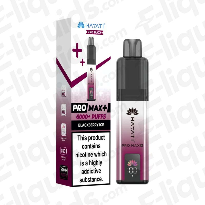 Hayati Pro Max 6K Blackberry Ice Prefilled Pod Kit