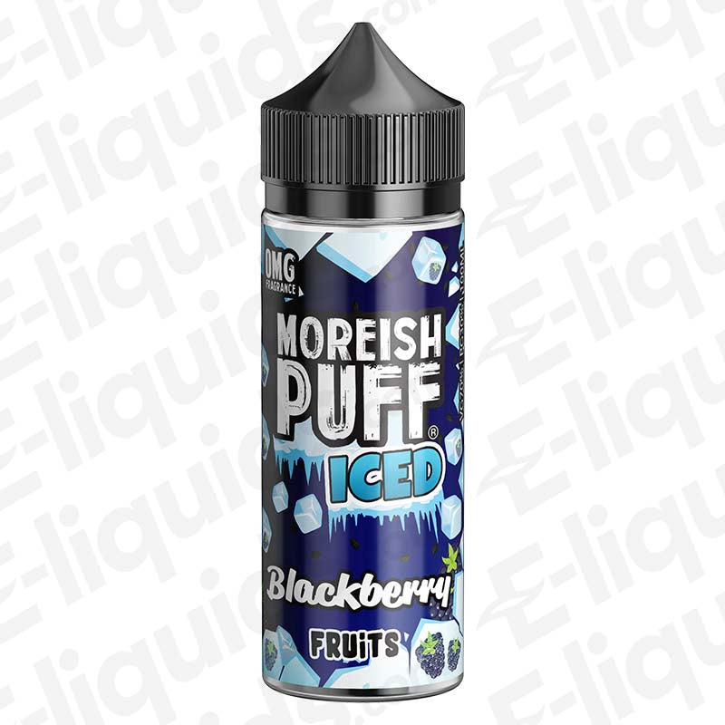 Moreish Puff Iced Blackberry Fruits Iced 100ml Shortfill Vape Juice