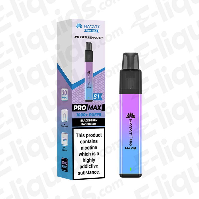 Hayati Pro Max S1 Blackberry Raspberry Prefilled Pod Kit