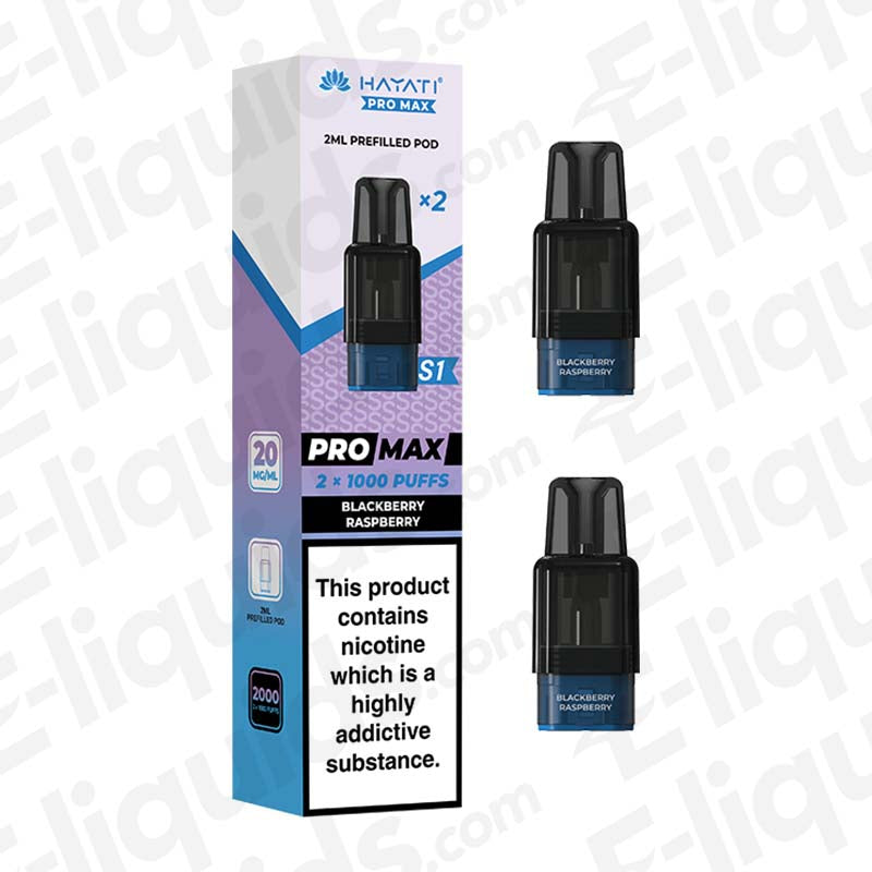 Hayati Pro Max S1 Blackberry Raspberry Prefilled Replacement Pod