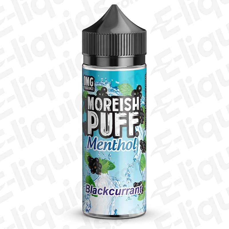 Moreish Puff Menthol Blackcurrant Menthol 100ml Shortfill Vape Juice