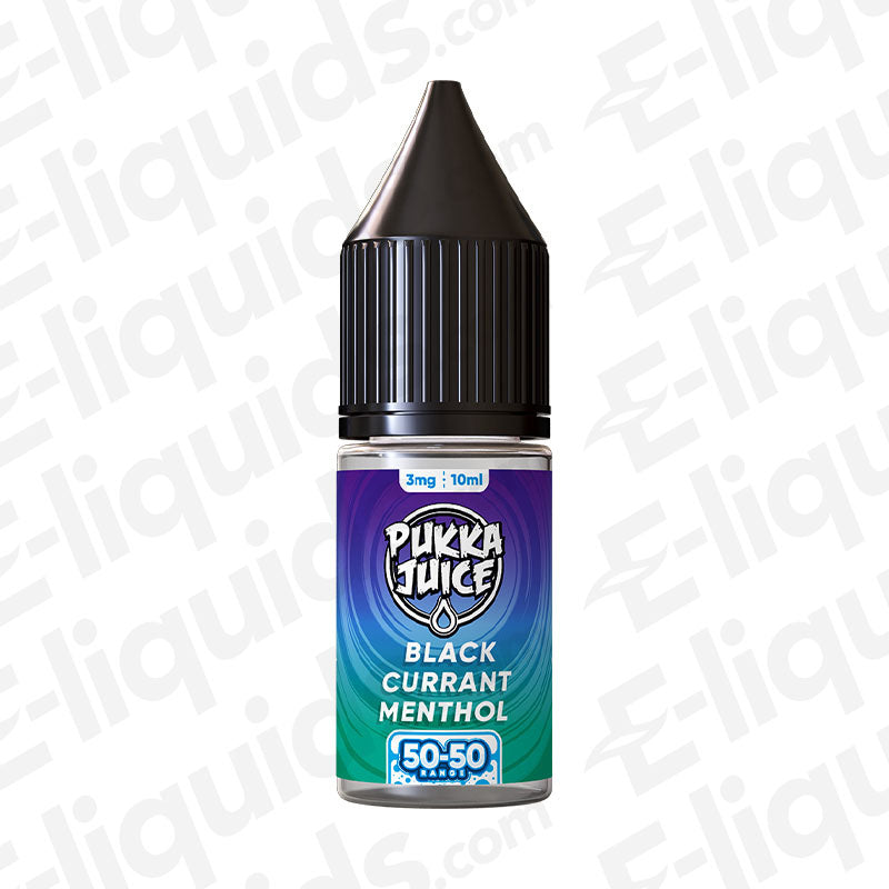 Pukka Juice Blackcurrant Menthol 50/50 Vape Juice