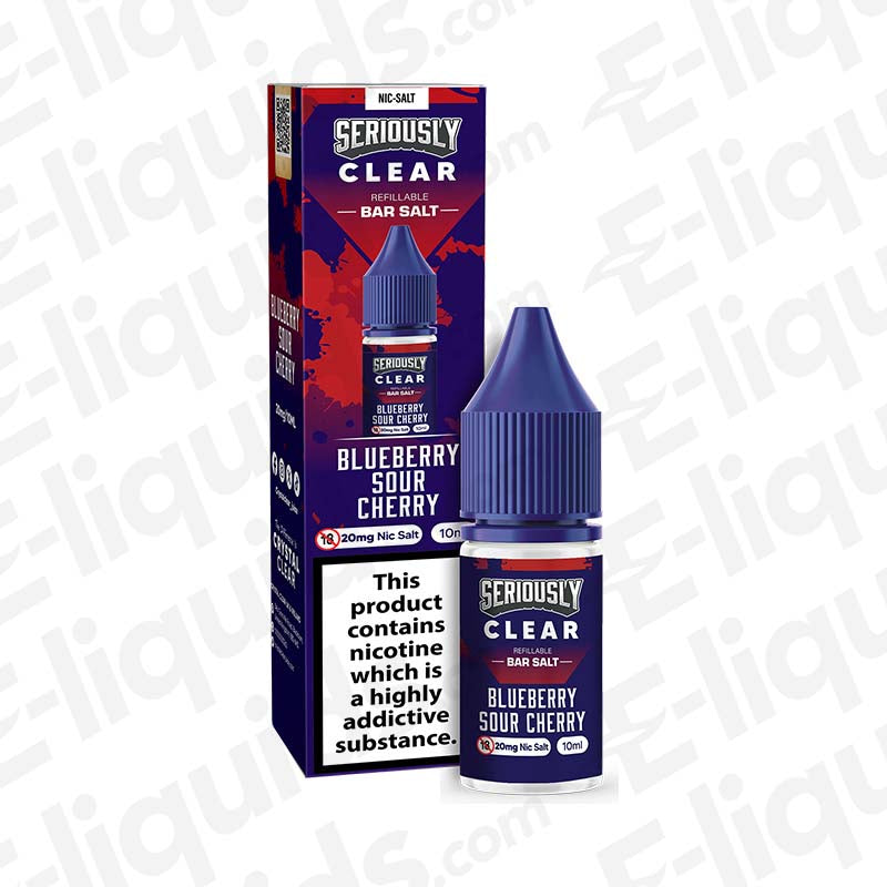 Seriously Clear Sour Blue Dust Nic Salt Seriously Clear Sour Blue Dust Nic Salt
