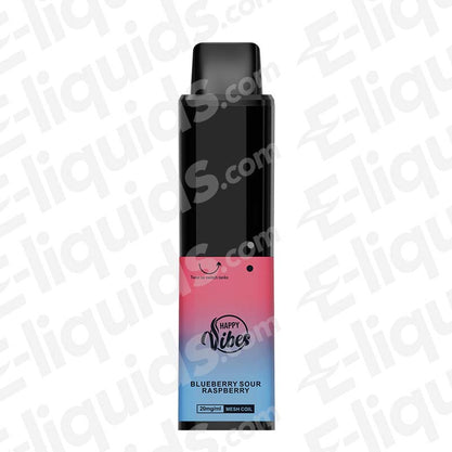 Happy Vibes Twist Blueberry Sour Raspberry Disposable Vape