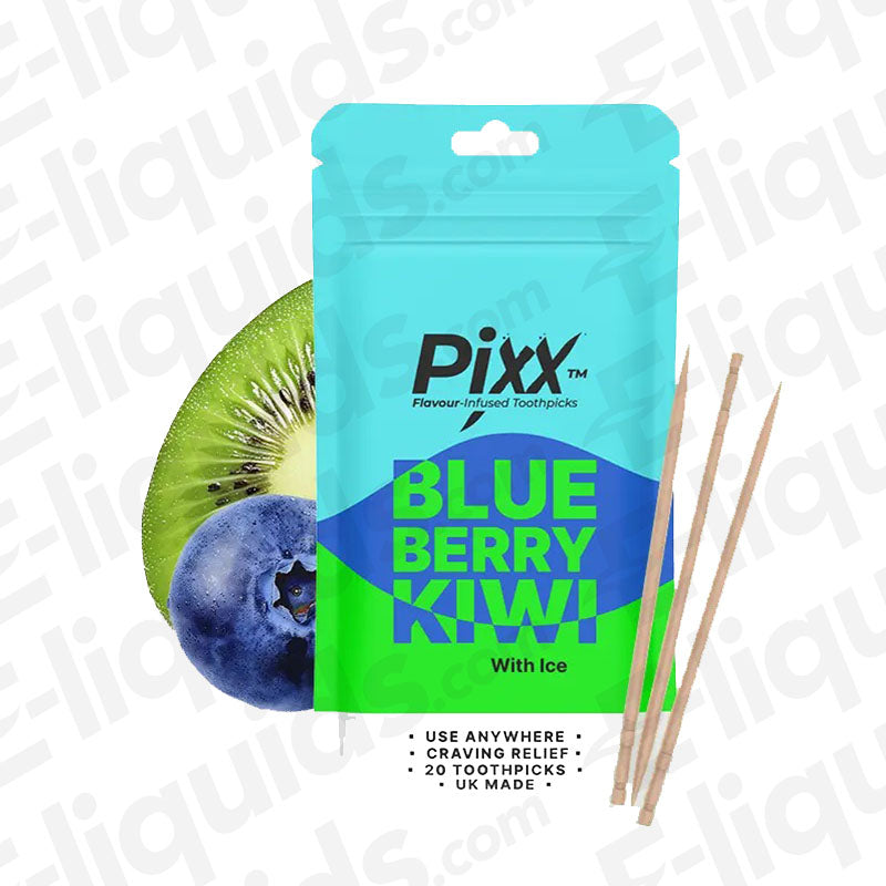 Pixx Blueberry Kiwi 0mg Toothpicks