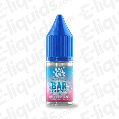 Blue Cherry Blast Bar Below Zero Nic Salt Vape Juice by Just Juice