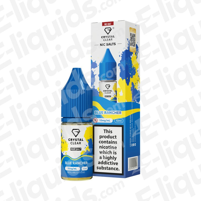 Crystal Clear Blue Rancher Nic Salt