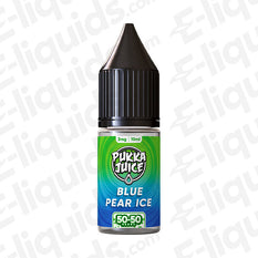Pukka Juice 50/50 Freebase Vape Juice Blue Pear Ice