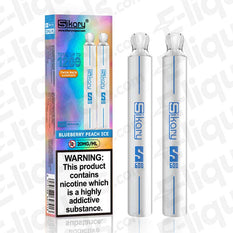 Blueberry Peach Ice Sikary S600 Twin Pack Disposable Vape Device
