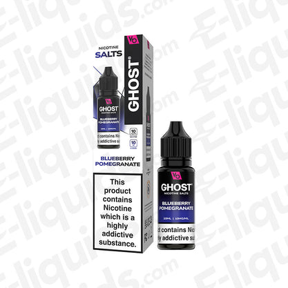 Blueberry Pomegranate Ghost Nic Salt Vape Juice by Vapes Bars