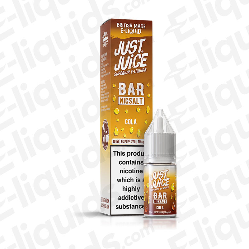 Just Juice Bar Nic Salt Cola