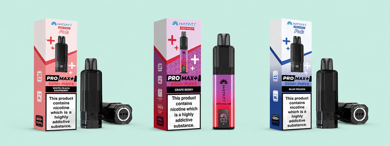 Pro Max 6K Prefilled Kit & Pods Bundle at £16.99 Only