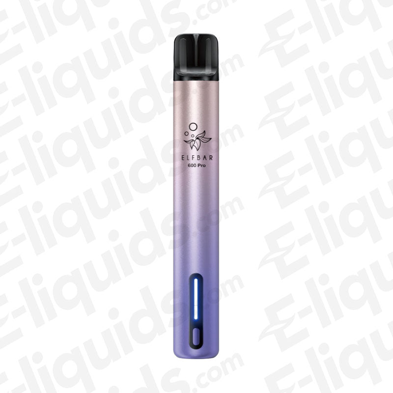 Elf Bar 600 Pro Aurora Purple - Cherry Ice Prefilled Pod Kit