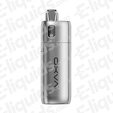 Oxva Oneo Pod Vape Kit in sleek silver design, showcasing modern vaping technology and user-friendly features.