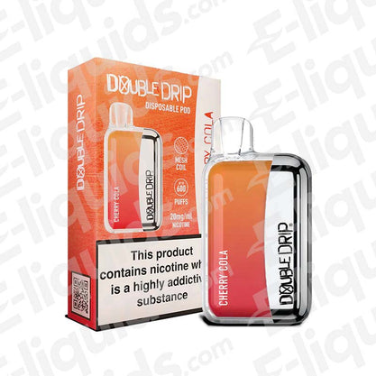 Cherry Cola Disposable Vape Device by Double Drip