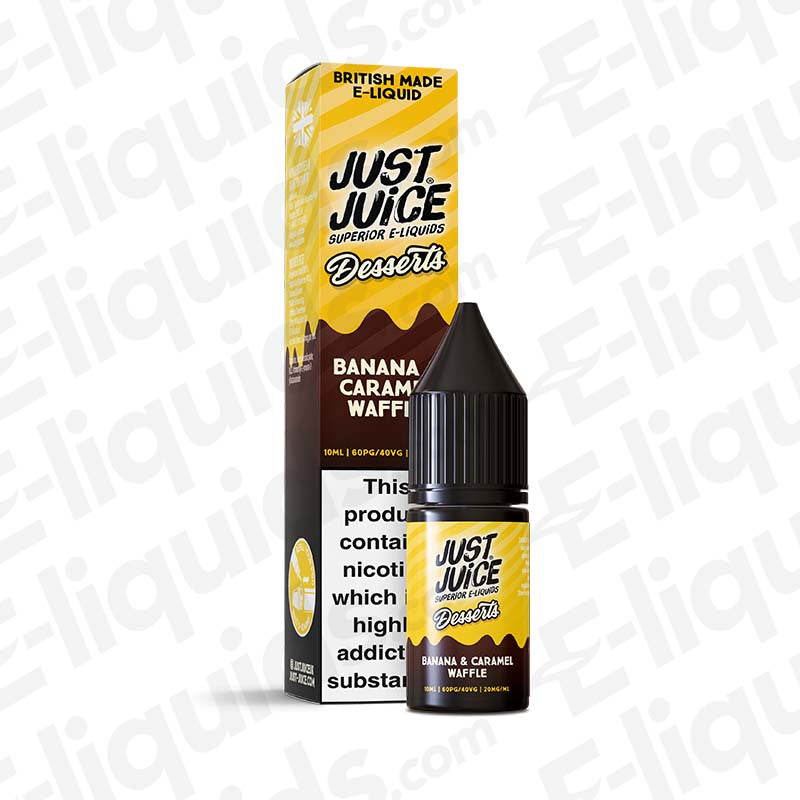 Just Juice Desserts Banana & Caramel Waffle Nic Salt