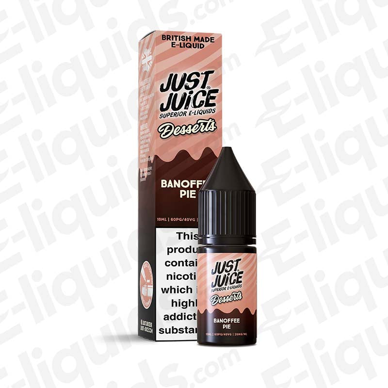 Just Juice Desserts Banoffee Pie Nic Salt