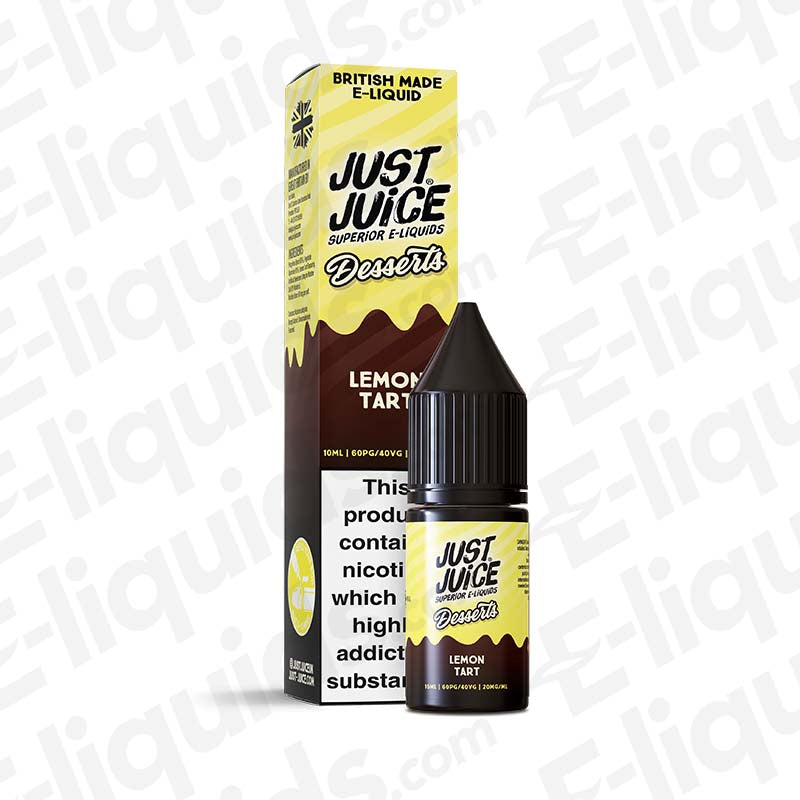 Just Juice Desserts Lemon Tart Nic Salt