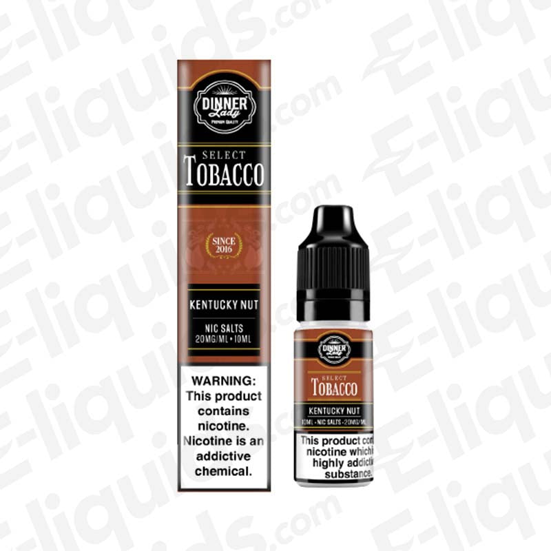 Dinner Lady Select Tobacco Kentucky Nut Nic Salt