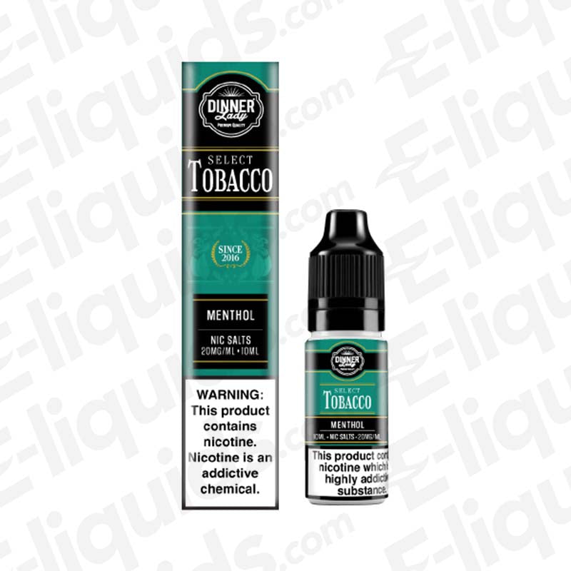 Dinner Lady Select Tobacco Menthol Nic Salt