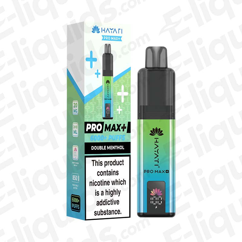 Hayati Pro Max 6K Double Menthol Prefilled Pod Kit