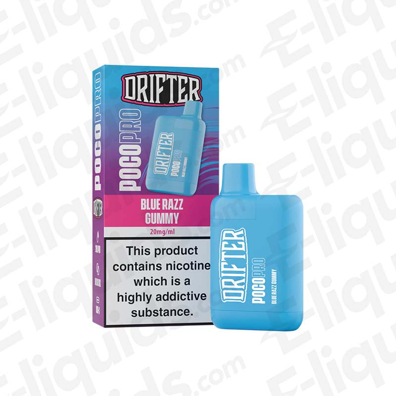 Drifter Poco Pro Blue Razz Gummy Prefilled Pod Kit - 2ml