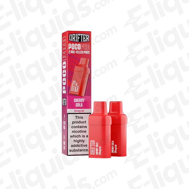 Drifter Poco Pro Cherry Cola Prefilled Pods - 2ml