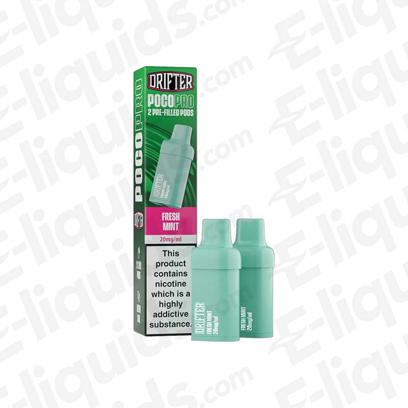 Drifter Poco Pro Fresh Mint Prefilled Pods - 2ml