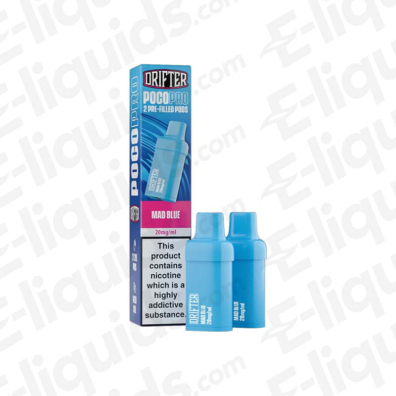 Drifter Poco Pro Mad Blue Prefilled Pods - 2ml