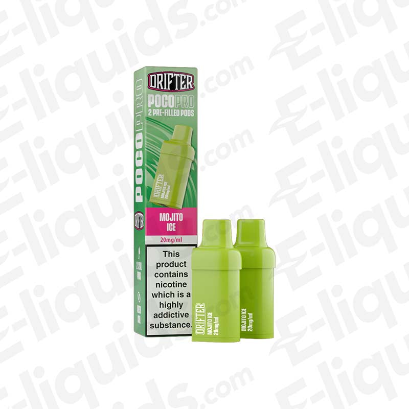 Drifter Poco Pro Mojito Ice Prefilled Pods - 2ml