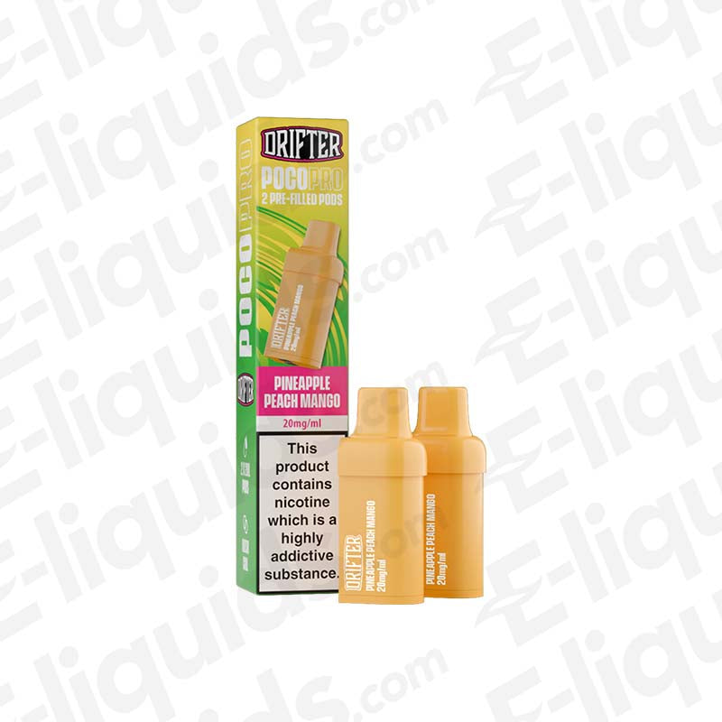 Drifter Poco Pro Pineapple Peach Mango Prefilled Pods - 2ml