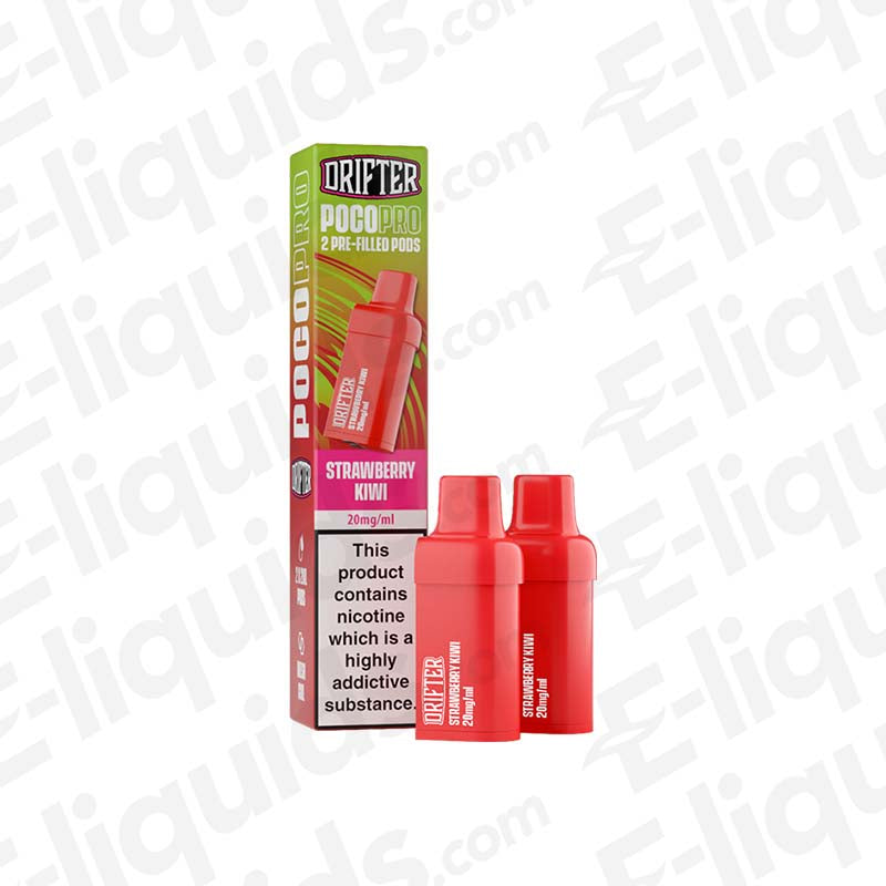 Drifter Poco Pro Strawberry Kiwi Prefilled Pods - 2ml