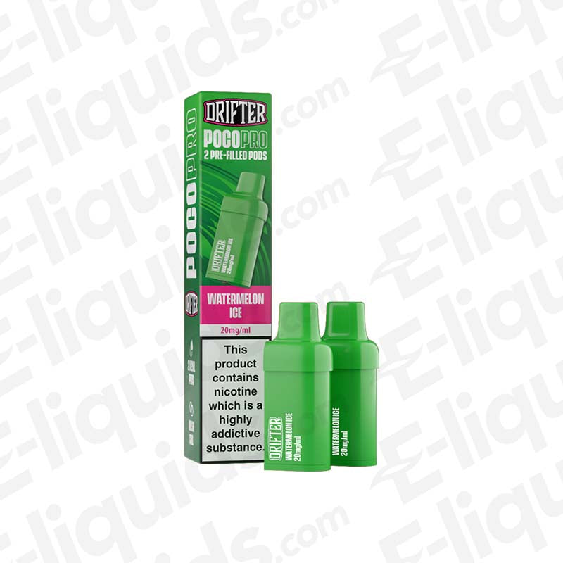 Drifter Poco Pro Watermelon Ice Prefilled Pods - 2ml