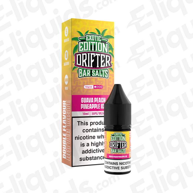 Drifter Exotic Salts Guava Pineapple Peach Ice Nic Salt